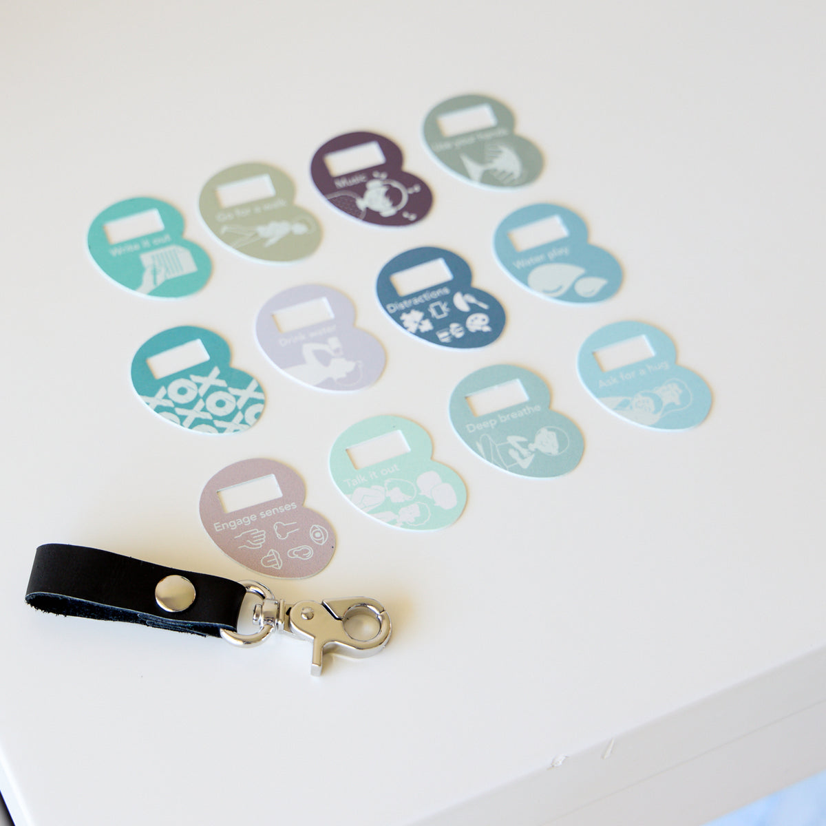 Bag Tags Anxiety Set | Ink