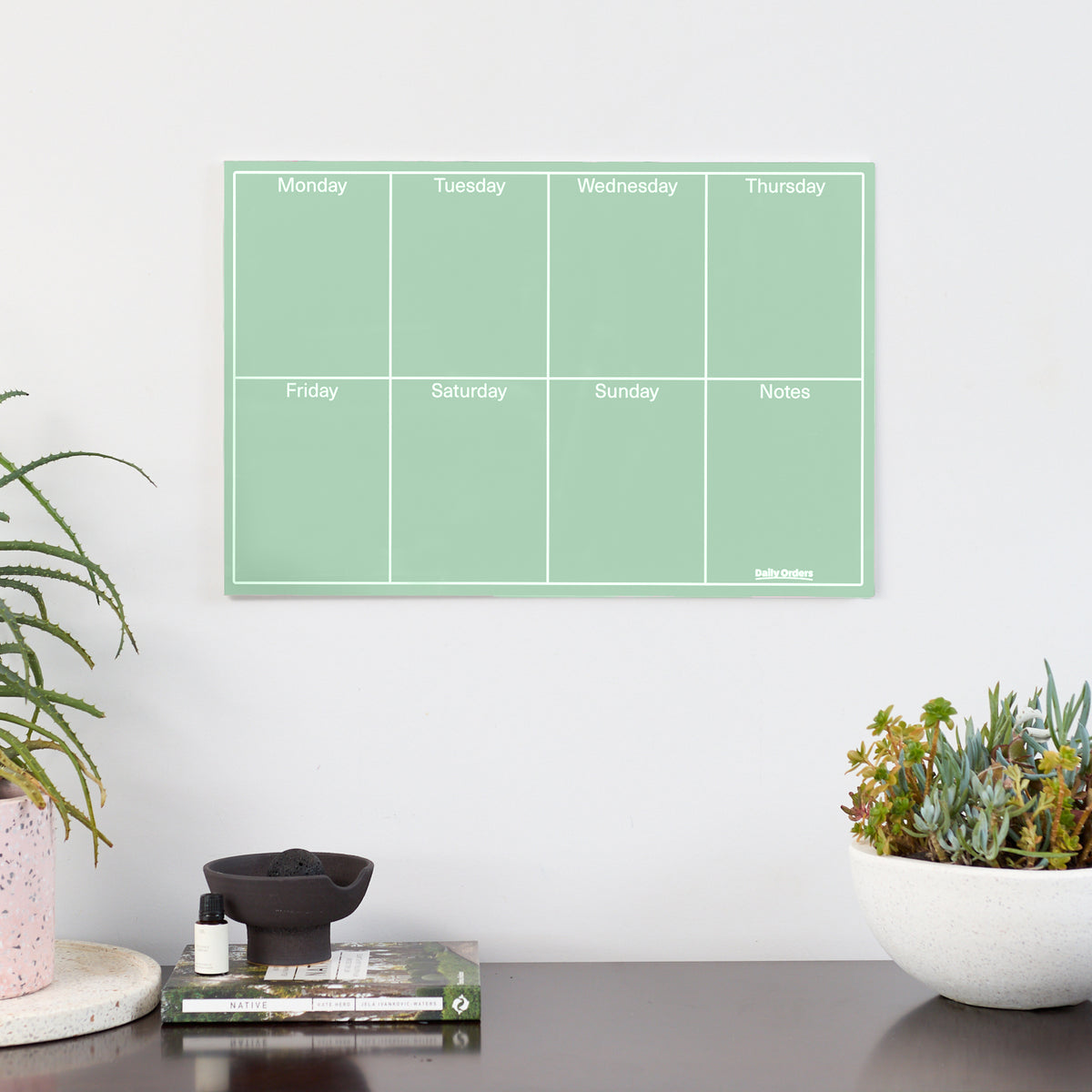 Weekly Wall Planner - Landscape | Landscape | Sage