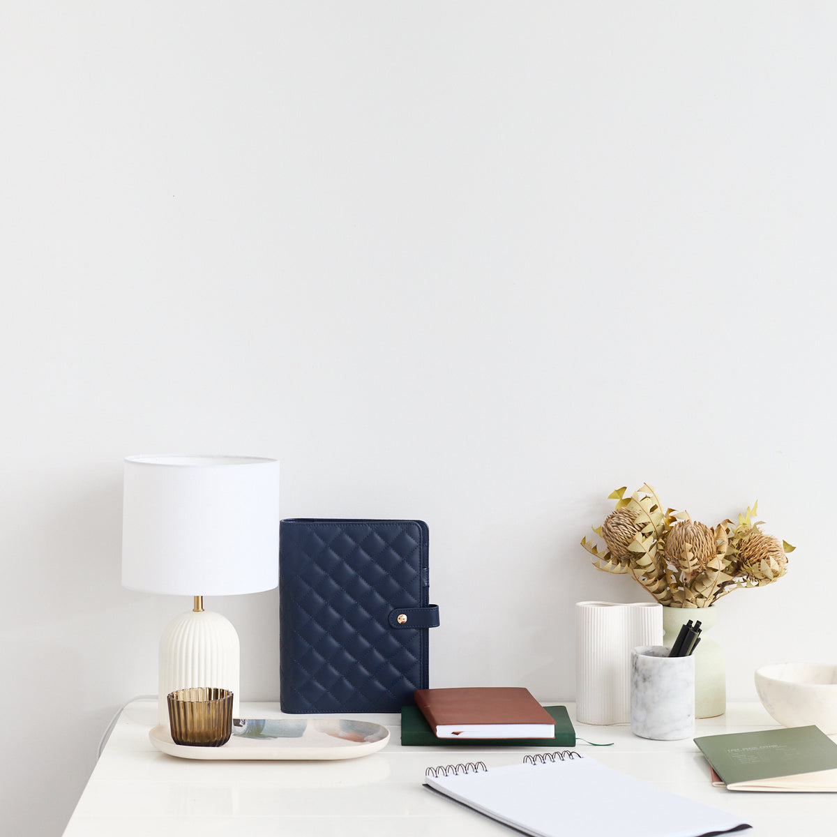 Disability Support Worker Planner A5 - FY24/25 | FY24/25 | Classic Navy Quilted