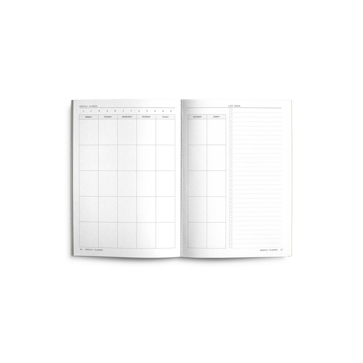 Fast Brain Daily Productivity Planner | Single Notebook | Terracotta