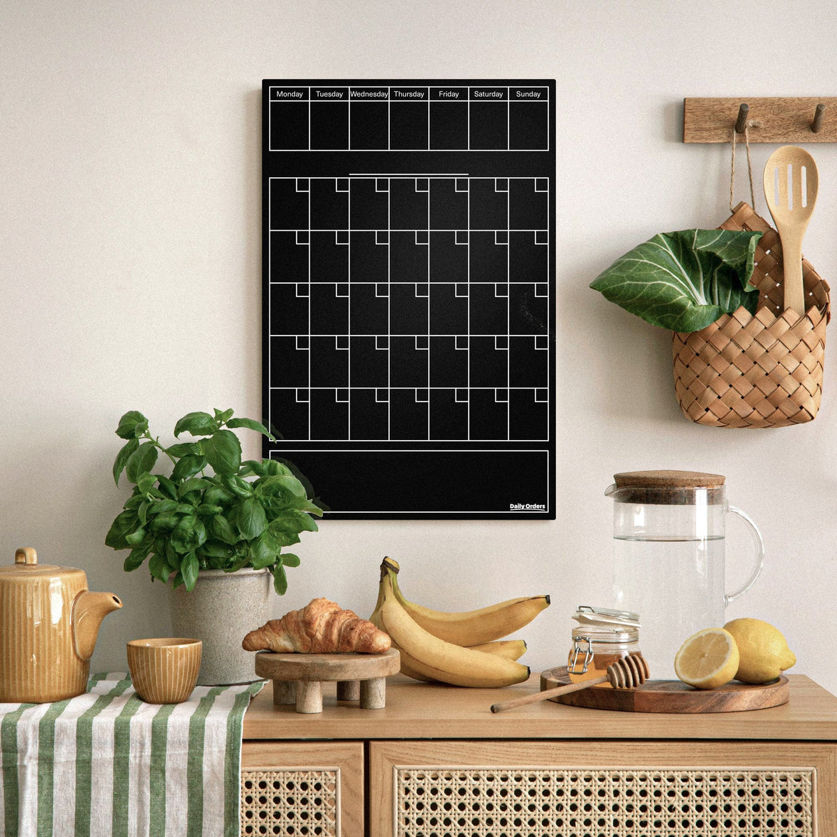 Daily Orders Command Centre Wall Planner | S - 40x60cm / Black