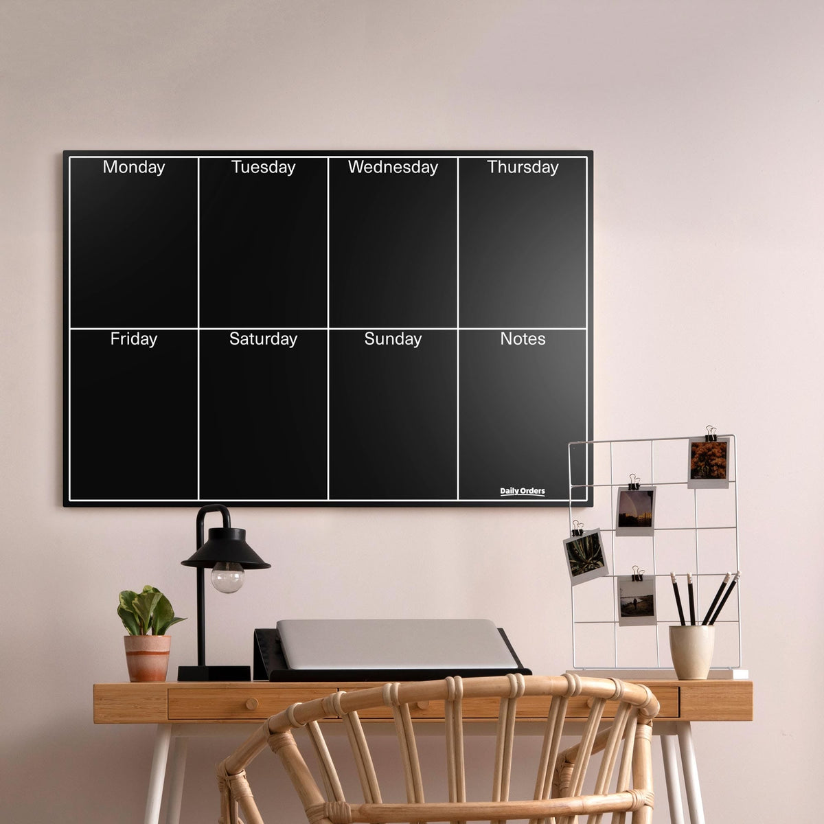 Daily Orders Black Mega Planning Bundle | M - 60x90cm / Black