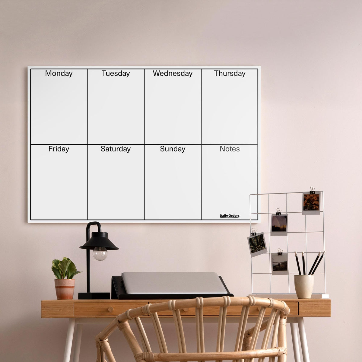 Daily Orders White Mega Planning Bundle | M - 60x90cm / White