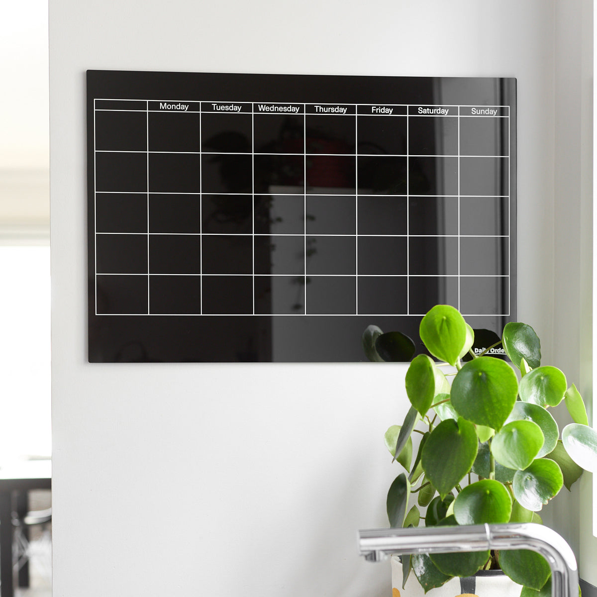 Daily Orders Personalised Wall Planner | S - 40x60cm / Black