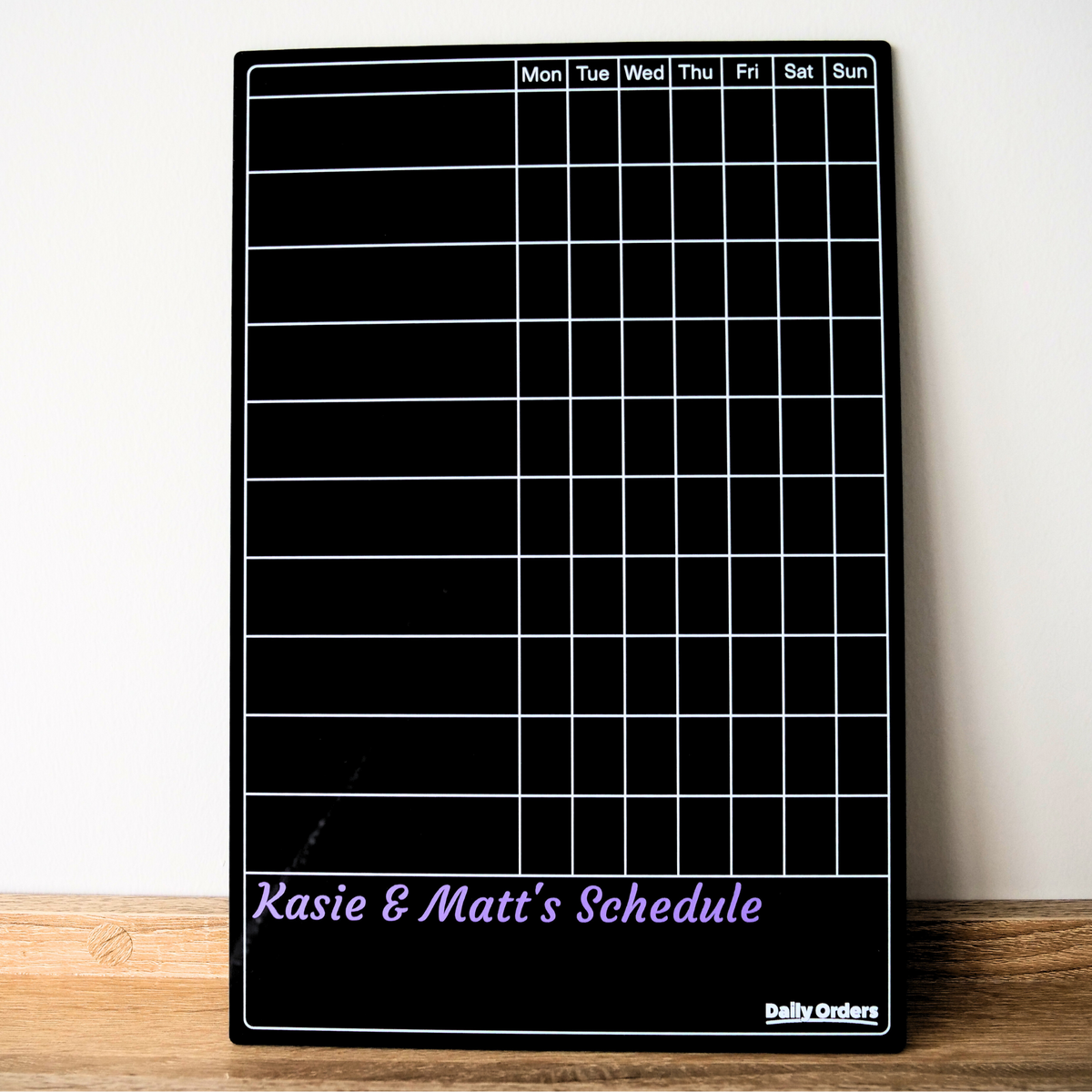 Daily Orders Planner To Do List Planner | XS - 20x30cm / Black