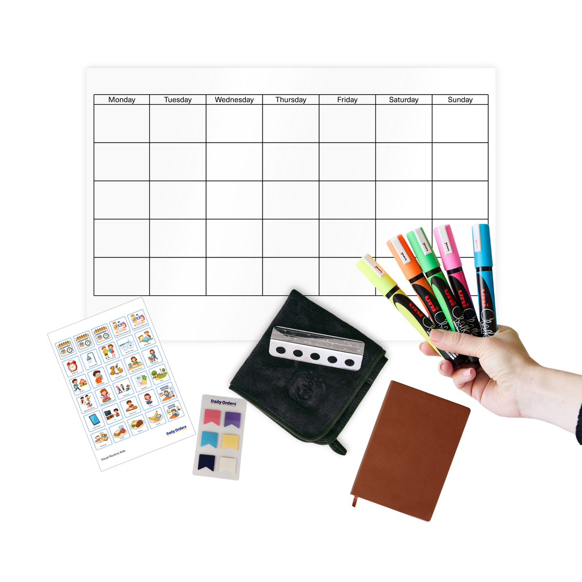 Monthly Planning Support Bundle - Landscape | Landscape | White