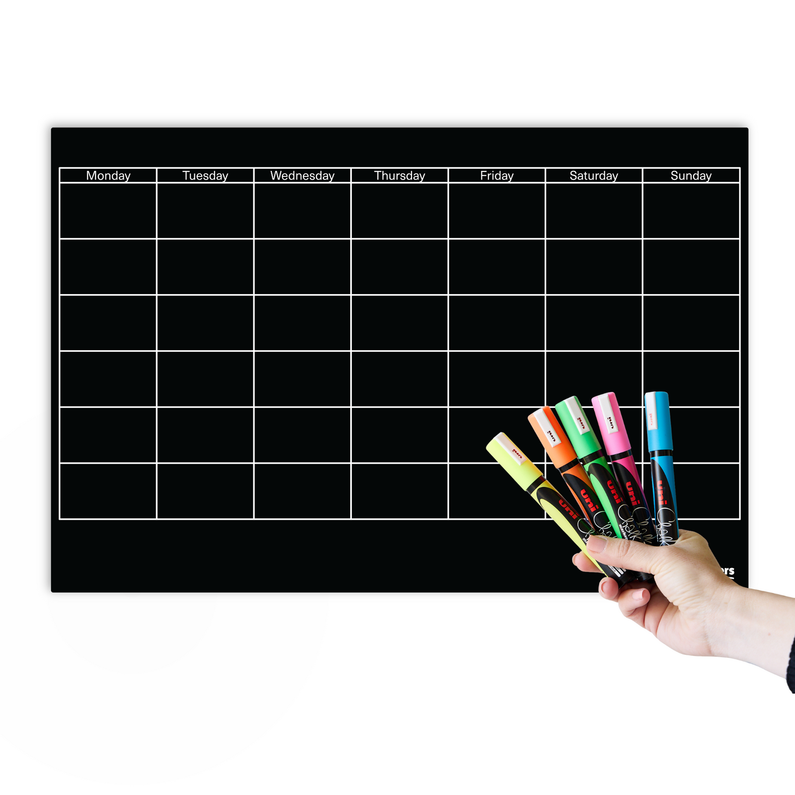 Daily Orders Black Monthly plus FREE 5 pack | S - 40x60cm / Black