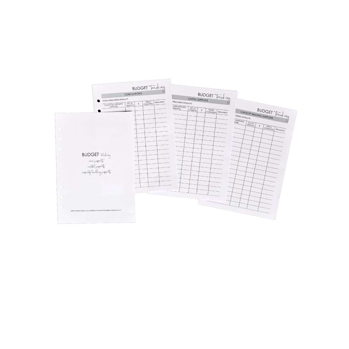 Planner Peace Diary Inserts Only A5 Diary Inserts | FY24/25 | NDIS Participant