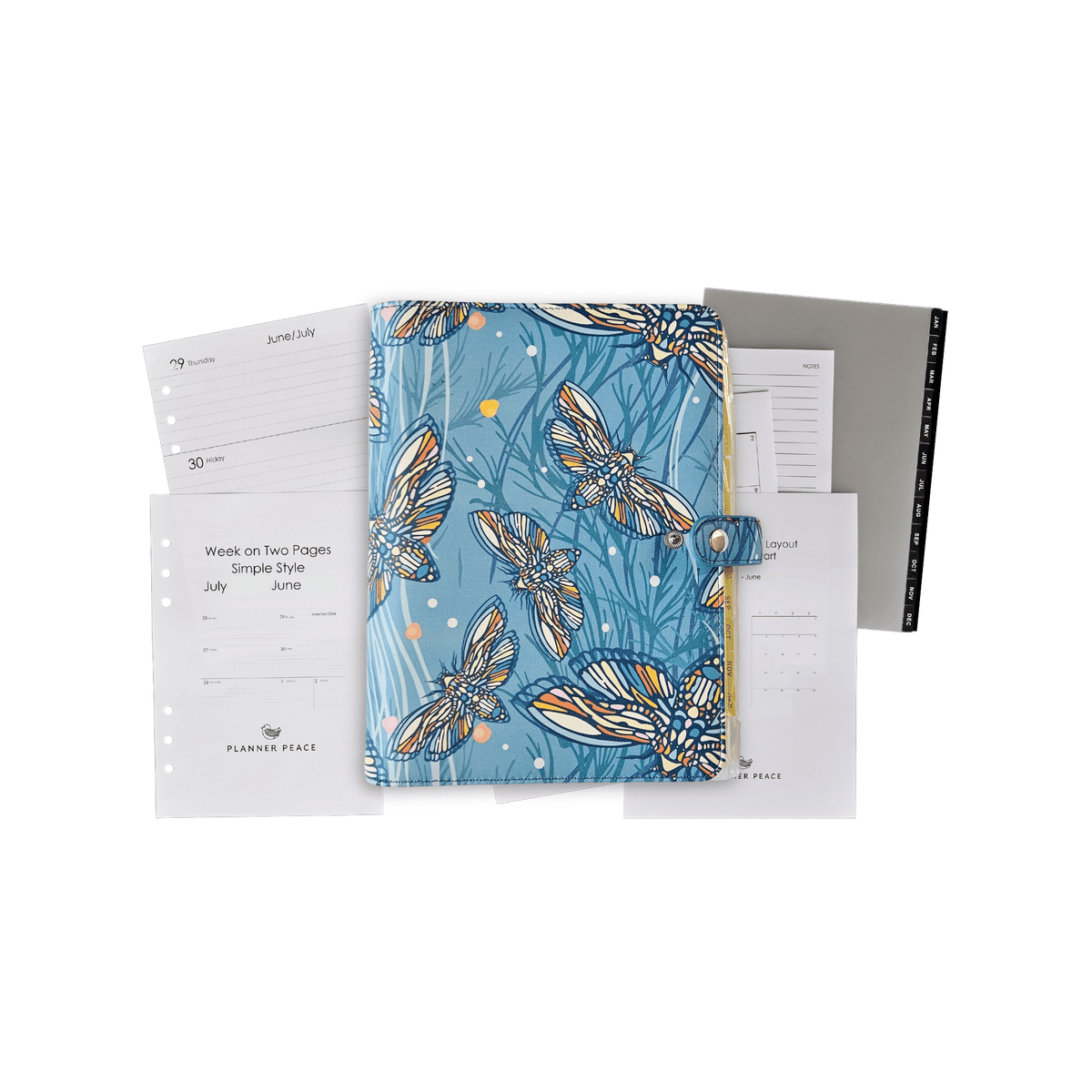 Planner Peace Diary Annual Planner A5 | Undated | Nocturna