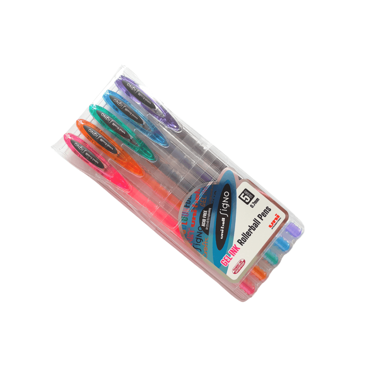 Uniball Accessories Regular Gel Pens | 5PK | Regular