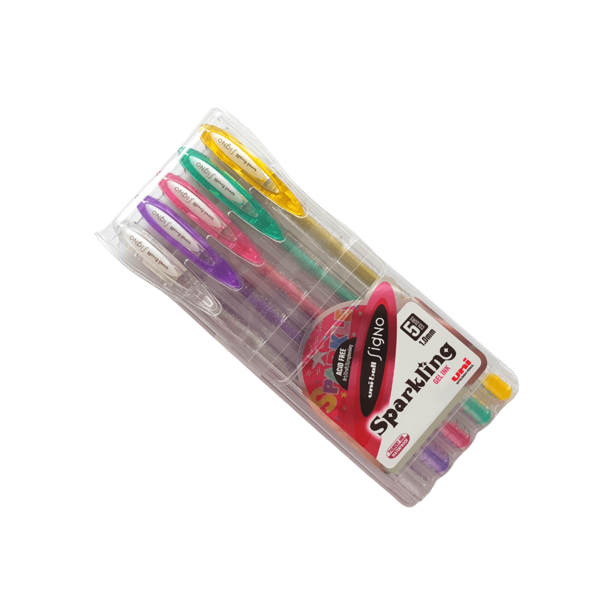 Uniball Accessories Sparkling Gel Pens | 5PK | Sparkling